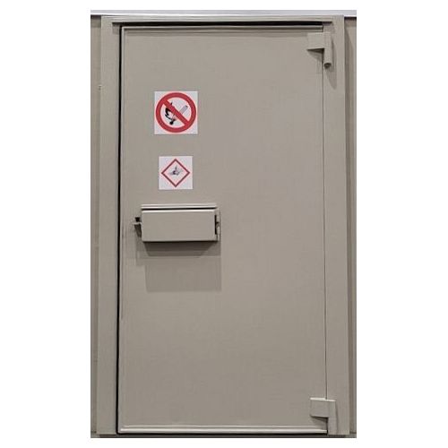 Boksdør EN1143/1 grade 1 facademontering